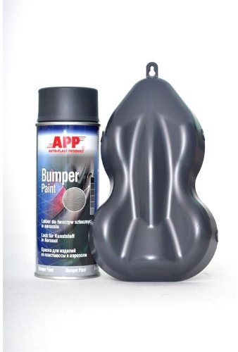 1K Strukturlack für Kunststoffe Spray NL 400ml dunkelgrau APP