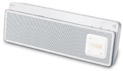 LG ND 5520 Docking Station - Altavoces y radio con puerto dock de 30W para iPad, iPhone, iPod, color blanco
