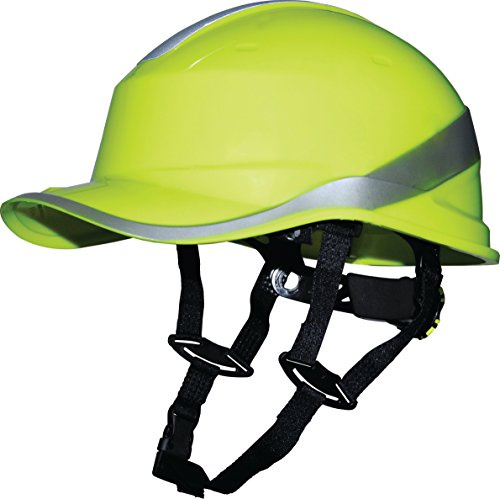 Delta Plus Venitex Baseball Diamond V Up Hard Hat Sicherheitshelm Bump Cap mit Harness PSA Gr. Einheitsgröße, gelb