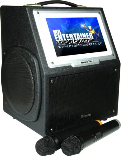 Mr Entertainer Maestro. Smart Touch Screen Karaoke Machine & Portable Media Player. 4 Wireless Microphones