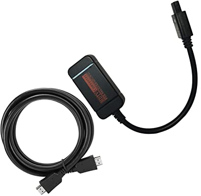 Queen.Y Adaptador Convertidor Hdmi para N64 / SNES/NGC/SFC Consola Gamecube Convertidor de Gamepad de 720P con Adaptador de Corriente Y Cable Hdmi Cable de Enlace HD