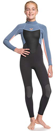 Roxy 3/2mm Prologue - Back Zip Wetsuit for Girls 8-16 - Combinaison Back Zip - Fille 8-16 Ans - 2G - Multi-Couleurs
