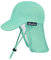 weVSwe Baby Kleinkind Sonnenhut UPF 50+ Klappe UV-Schutz Verstellbare Kinnriemen Nackenklappe Badekappe Strand Meer Grün 12-24 Monate