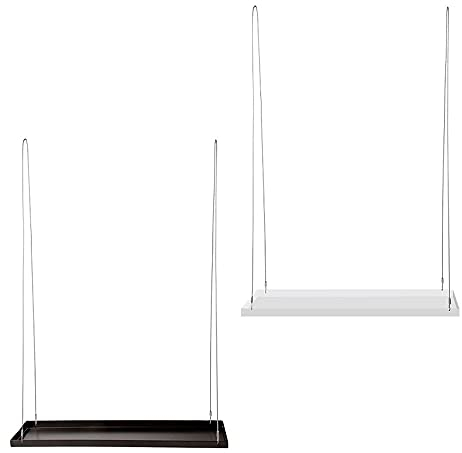 Rivanto® Hängende Pflanzentabletts rechteckig L, Pflanzentabletthänger, Sortiert, L 15 x B 58 x H 2,1 cm