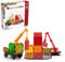 Magna-Tiles Builder 32 Piece Set, The Original Magnetic Building Tiles For Creative Open-Ended Play, Educational Toys For Children Ages 3 Years + (32 Pieces) (21632), Clear Colors