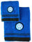 Inter, Set 2 Asciugamani Bagno In Spugna Di Cotone con Logo, Asciugamano Viso + Asciugamano Bidet, 100% Cotone, 60x100 - 40x60, Nero Azzurro, Prodotto Ufficiale