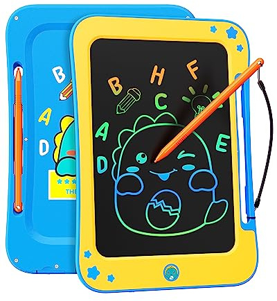 bravokids Jouet Enfant 4 Ans Garçon Tablette Dessin Enfant Cadeaux d'Anniversaire Noël pour 3 4 5 6 Ans Garçon Fille 8.5 Pouces Ardoise Magique Jouet d'Éducatif (Bleu)