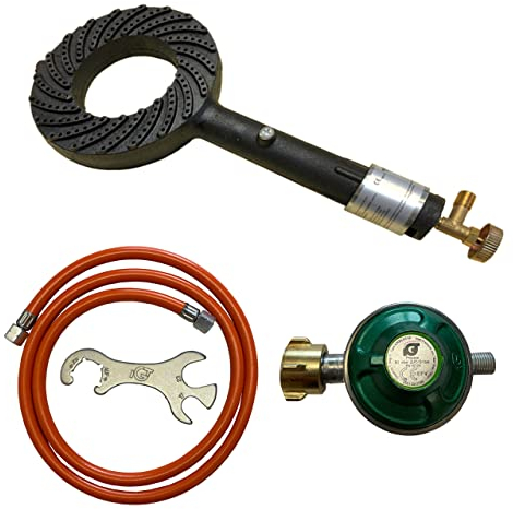 Brenner/2 m Schlauch/Regler/Schlüssel