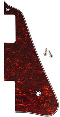 SHENGSUI 3-lagiges LP Gitarren-Pickguard Schlagbrett für Epiphone Les Paul Red Turtle Shell