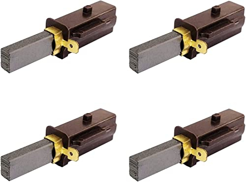 Young Wolf 4 pz Aspirapolvere Spazzole di Carbonio Supporto Motore di Ricambio Misura per Numatic Parti Compatibile con 230155 230240 2311480