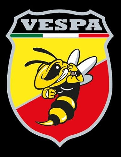 Vespa Piaggio Emblem Kaskade 3D-Aufkleber-Gel GT GTS GTV LX LXV S Logo