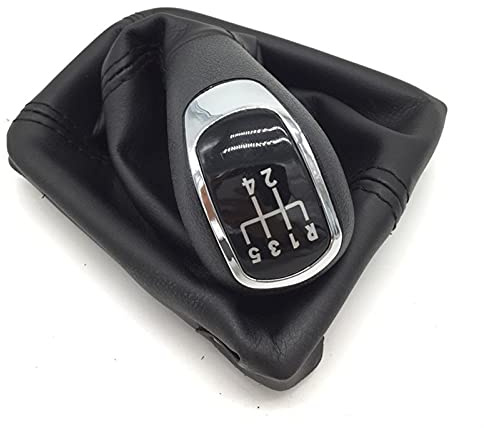 Schaltknauf 5 6 Gang Schaltknauf Mit Kofferraumabdeckung Für Skoda Für Octavia II Für Superb II 2008-2012 Für Yeti 2009-2012 Automatik Schalthebel (Farbe : 5-Gang)