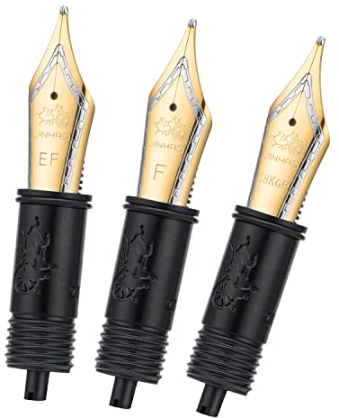 3 PCS Jinhao Fountain Pen #6 Nib (Extra Fine, Fine, Medium Nib) for 100, 9036, 9056, X350, X850 Series