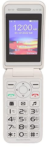 Téléphone à Rabat débloqué 2G, Téléphone à Rabat à écran 2,4 avec Gros Boutons, Double Cartes SIM, SOS, Lumière LED, Batterie 6800 MAh, Port de de Type C (Rose)