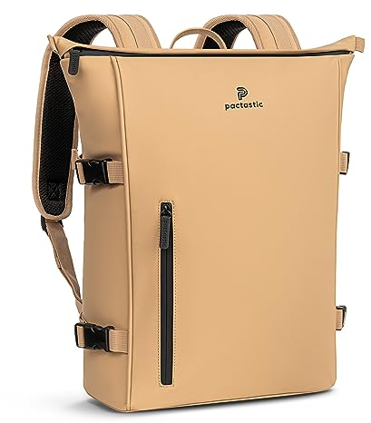 Pactastic 720 g leichter Rucksack mit Laptopfach | gepolsterter Rückenbereich & praktische Schnallen | wasserabweisender Daypack 40 x 16 x 46 cm