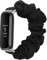 kwmobile Bracelet Compatible avec Fitbit Luxe - Bracelet de Rechange Design Chouchou pour Fitness Tracker - Noir