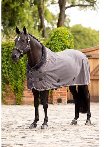 LeMieux Pferdedecke, Fleece, 1,8 m, Graphit