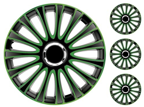 M MOTOS Set 4er Radkappen 17 Zoll - Lachen Sie über Kratzer mit diesen flexiblen, leichten Radkappen 17 Zoll. Einfache Installation, Keine Werkzeuge erforderlich, Schutz vor Verblassen!