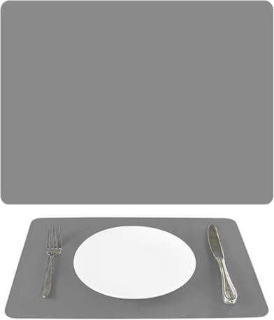 Lahviuu Oven Liner,1 pcs Grey Silicone Mat Silicone Sheet Craft Baking Mat Heat Resistant Proof Mat Placemat,Oven Liners for Bottom for Kitchen Worktop Protector,30 * 40cm