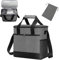 Projector Bag, Projector Case with Cable Storage Bag Large Capacity with Adjustable Strap & Handles Front Pocket & Double Side Pocket Projector Travel Carrying Bag Compatible with Most Projectors