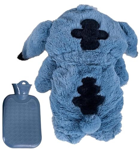 Wärmflasche,Firally Fluffy Wärmflasche,Wärmflasche Kinder Kuscheltier,Wärmflasche Mit Bezug Tier,Wärmflasche Plüsch,Wärmflasche Mit Bezug Baumwolle.