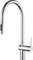 GALYON IMEX Grifo Cocina Fregadero Extraible - BERNA Grifo Cocina con Diseño Sofisticado, Grifo Acero Inoxidable Giratorio de 360° Monomando Grifo Cabezal Extensible Cocina (CROMADO)