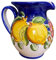La Maison Unique: Brocca Caraffa Ceramica Vietri Vietrese Decoro Tradizionale Costiera Amalfitana 1lt Dipinta a Mano 1601251814