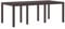 vidaXL Gartentisch Braun 200x100x73 cm Poly Rattan