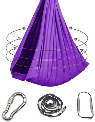 Balançoire sensorielle Multicolore for Enfants et Adultes(Purple)