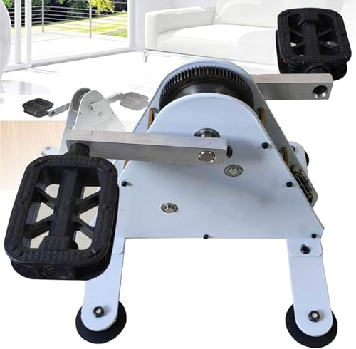 Tragbarer Pedal-stromgenerator, 50 W / 100 W Fußbetriebener Fitness-Motor-Generator Mit Stromspeicher, Handkurbelgenerator Mit 1-35-v-ausgang, USB-schnellladung, Einfach Zu Tr, One Color, 50W