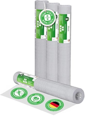 Veluxis Dämmtapete 4er-Set THERMOWALL Isoliertapete – 10,05 m × 1,06 m | überstreichbar, energiesparend, schallhemmend, atmungsaktiv, Untertapete