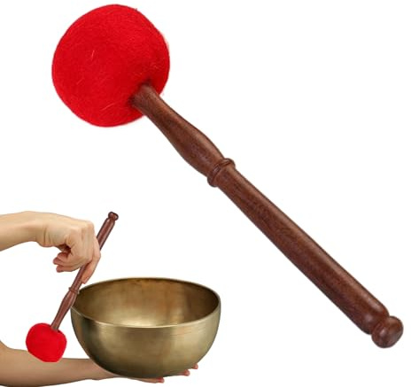 Mazo Madera Para Cuenco Tibetano Equilibrio De Chakras Instrumentos | Mazo Madera Para Cuenco Yoga Meditación Instrumentos Musicales Paz Interior para Meditación Sala Hogar Bienestar Cre