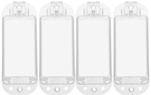DIYEAH 4 protectores de interruptor de luz: a prueba de bebés, fácil de instalar, para niños, mascotas o seguridad.