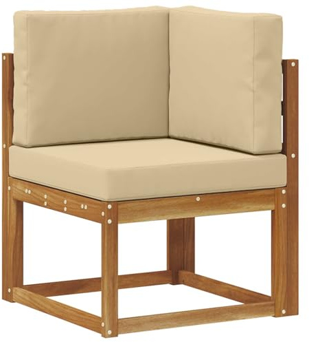 vidaXL Outdoor Ecksofa Massivholz Akazie