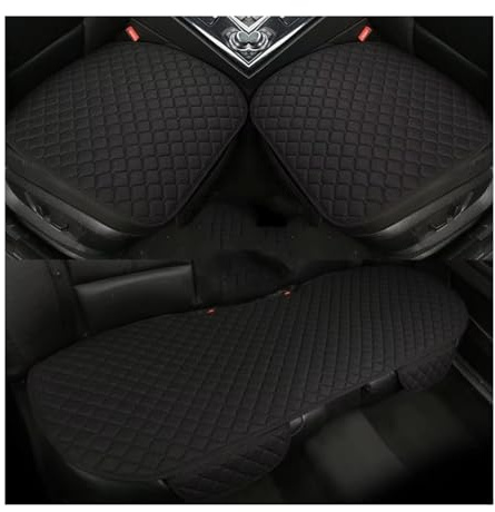 Sitzbezüge Auto Für Golf 4 Für Golf 5 Zubehör Auto Sitz Abdeckung Leder(J 3 sheet Black)
