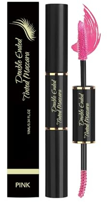 Dual Head Purple Mascara: Natürlich Verlängernd, Wischfest Und Leicht For Den Täglichen Gebrauch, Betont Die Augenpartie Mit Sanfter Farbe Schmeichelt Warmen Hauttönen(Pink)