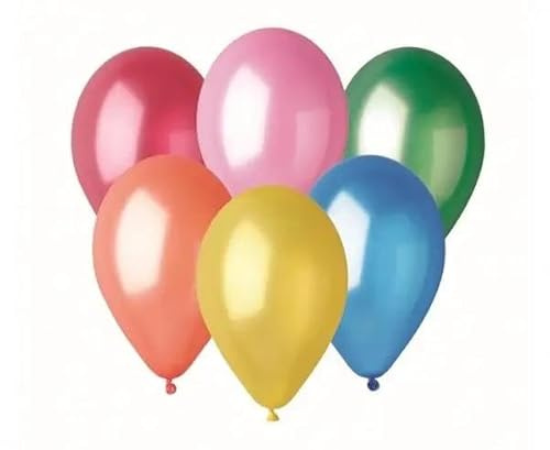 Luftballons AM80, Metall, mehrfarbig, 20 cm, 100 Stück
