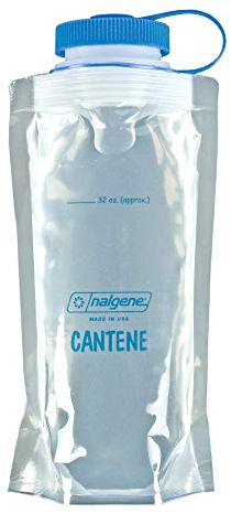 NALGENE CONTENEDOR 1L Boca Ancha Botella Montañismo, Alpinismo y Trekking, Adultos Unisex, Transparente (Sin Color), Talla Única