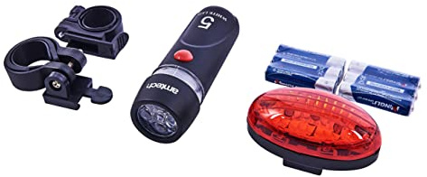 Amtech S1826 LED Bicycle Light Set, 2-Piece
