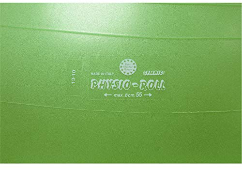 Gymnic Physio Roll Plus Gymnastikball, Physio Roll Plus, grün, Diamètre 55 cm
