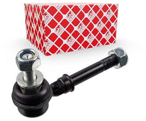 febi bilstein 21808 Verbindungsstange mit Sicherungsmuttern, 1 Stück | Kompatibel mit: NISSAN ALMERA II, ALMERA II Hatchback