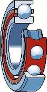 SKF Kugellager, eckig, Kugellager, Stahl