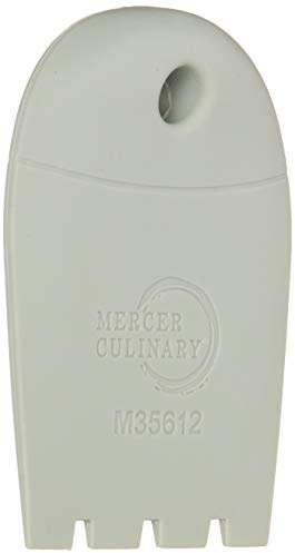 Mercer Culinary Silicone Square Notch Plating Wedge, 4mm, Multi-colour M35612