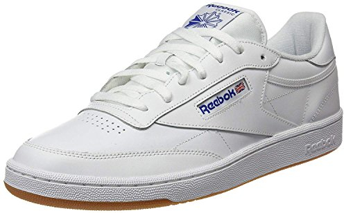 Reebok Herren Club C 85 Sneaker, Weiß Int White Royal Gum, 50 EU