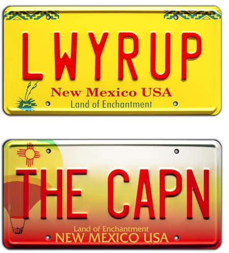 Celebrity Machines Breaking Bad | THE CAPN + LWYRUP | Metal Stamped License Plates