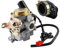 Wilktop Vergaser, 50cc Vergaser 18mm Ersatzvergaser mit Ansaugstutzen Passend für Rex RS 400 / RS 450 / RS 460 /GY6 50cc