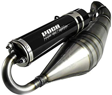 VOCA Pot Scoot Sabotage v2 pour Piaggio 50 Zip 2t, Typhoon, nrg-gilera 50 Stalker, Runner, DNA (sil Noir)