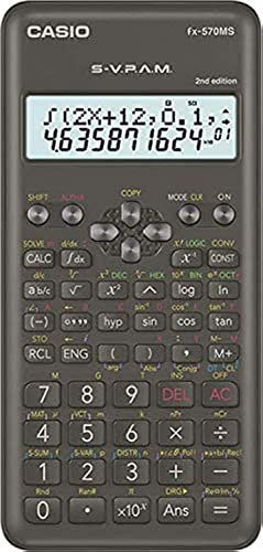 Casio FX-570MS 2nd Edition 2-zeiliges Display wissenschaftlicher Taschenrechner Marix Vektorrechnungen
