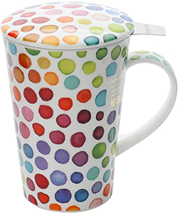 Dunoon Tee-Ei für Tasse (zur Verwendung mit Tee, komplett mit Metallsieb) Hot Spot Design