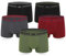 FM London, Boxer da uomo super morbidi in bambù, confezione da 5, senza etichetta, elasticizzati, in materiale ecocompatibile, Colori scuri assortiti, L